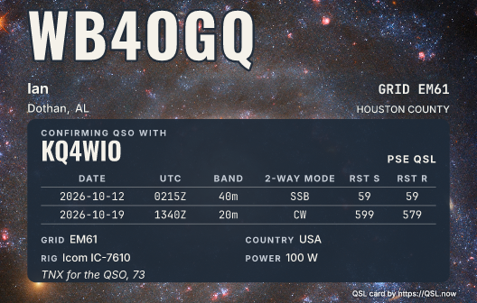 Face-on spiral galaxy with star clusters as a card with the data panel