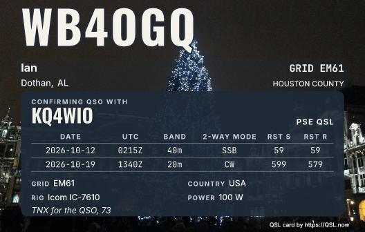 Lit Christmas tree in a square as a card with the data panel