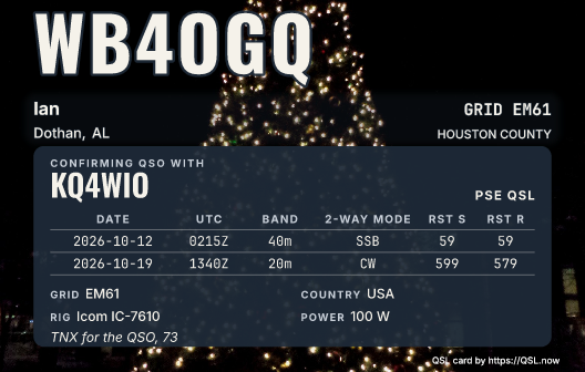 Lighted Christmas tree at night as a card with the data panel
