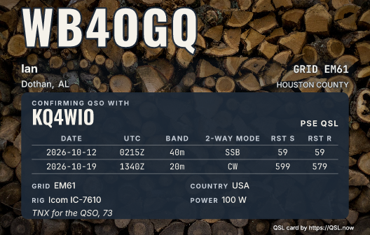 Stacked split firewood logs as a card with the data panel