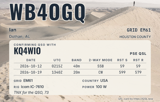 Lone figure atop desert sand dunes as a card with the data panel