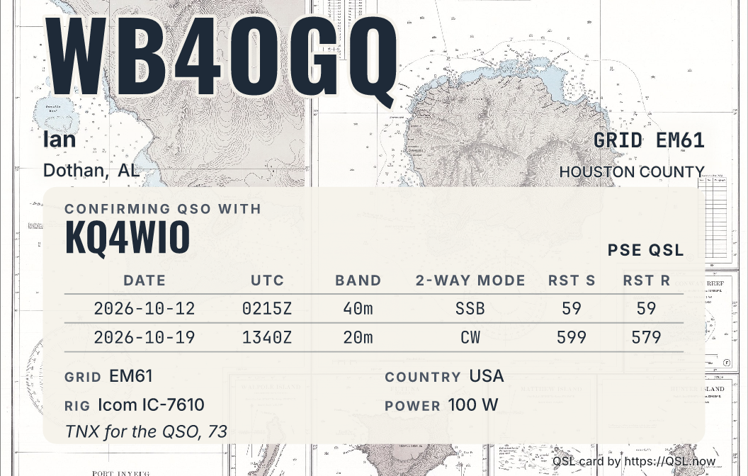 Nautical chart of New Hebrides islands as a card, with a sample station on the light panel