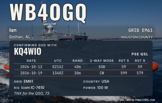 Coast Guard response boat underway as a card with the data panel