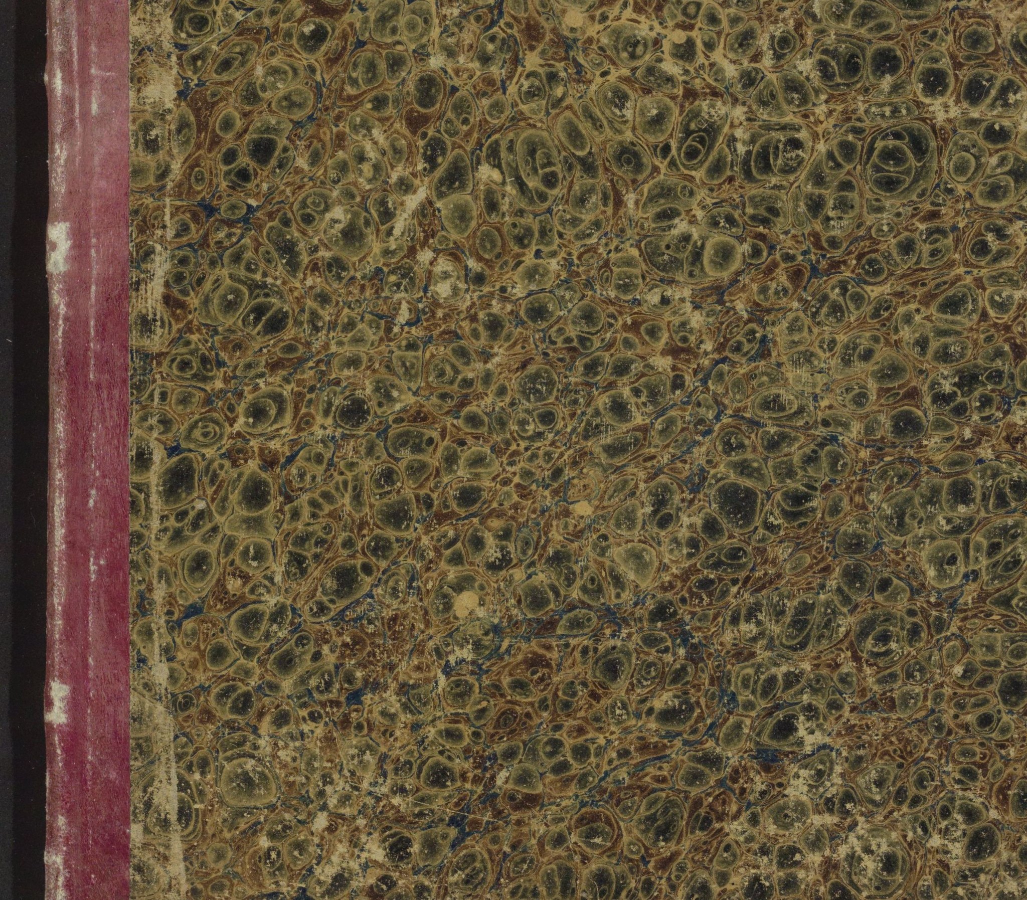 Marbled paper book cover, full size